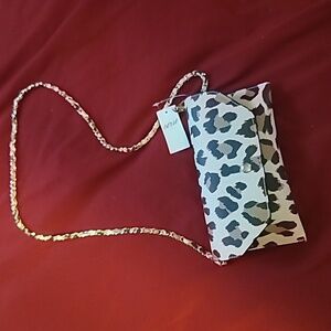 Aerie leopard print small bag